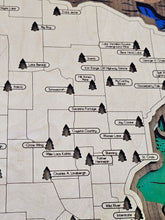 Load image into Gallery viewer, Minnesota State Park Map - Deer