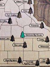 Load image into Gallery viewer, Minnesota State Park Map - Deer