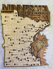 Load image into Gallery viewer, Minnesota State Park Map - Moose