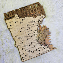 Load image into Gallery viewer, Minnesota State Park Map - Moose
