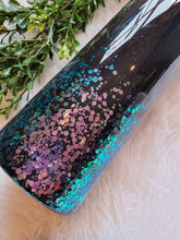 Load image into Gallery viewer, Tumbler Gift Set - 30oz Black Color Shifting Skinny Tumbler