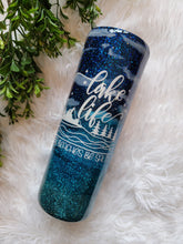 Load image into Gallery viewer, Tumbler Gift Set - 20oz Lake Life Skinny Tumbler