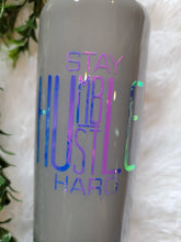 Load image into Gallery viewer, Tumbler Gift Set - 30oz Stay Humble Hustle Hard Skinny Tumbler