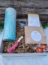 Load image into Gallery viewer, Tumbler Gift Set - 20oz Blue Splash Skinny Tumbler
