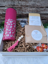 Load image into Gallery viewer, Tumbler Gift Set - 20oz Skinny Pink Leopard Tumbler