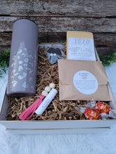 Load image into Gallery viewer, Tumbler Gift Set - 20oz Skinny Purple Leopard Tumbler