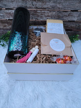 Load image into Gallery viewer, Tumbler Gift Set - 30oz Black Color Shifting Skinny Tumbler