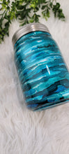 Load image into Gallery viewer, 15oz Teal Mason Jar
