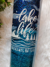 Load image into Gallery viewer, Tumbler Gift Set - 20oz Lake Life Skinny Tumbler
