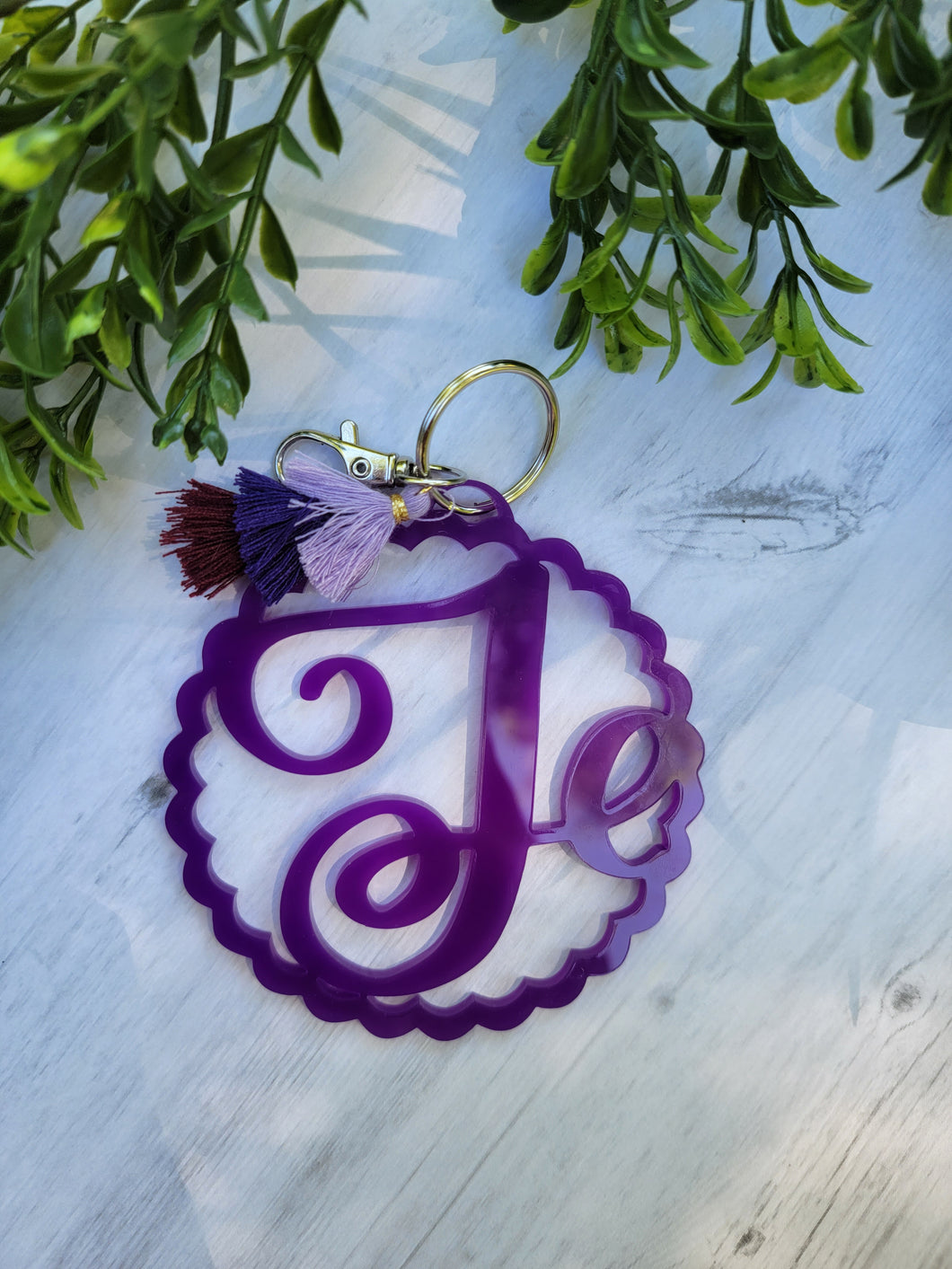 Initial Bag Charm