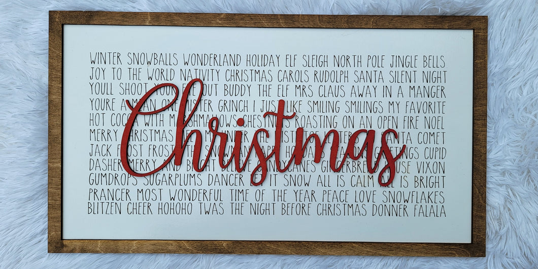 Christmas sign