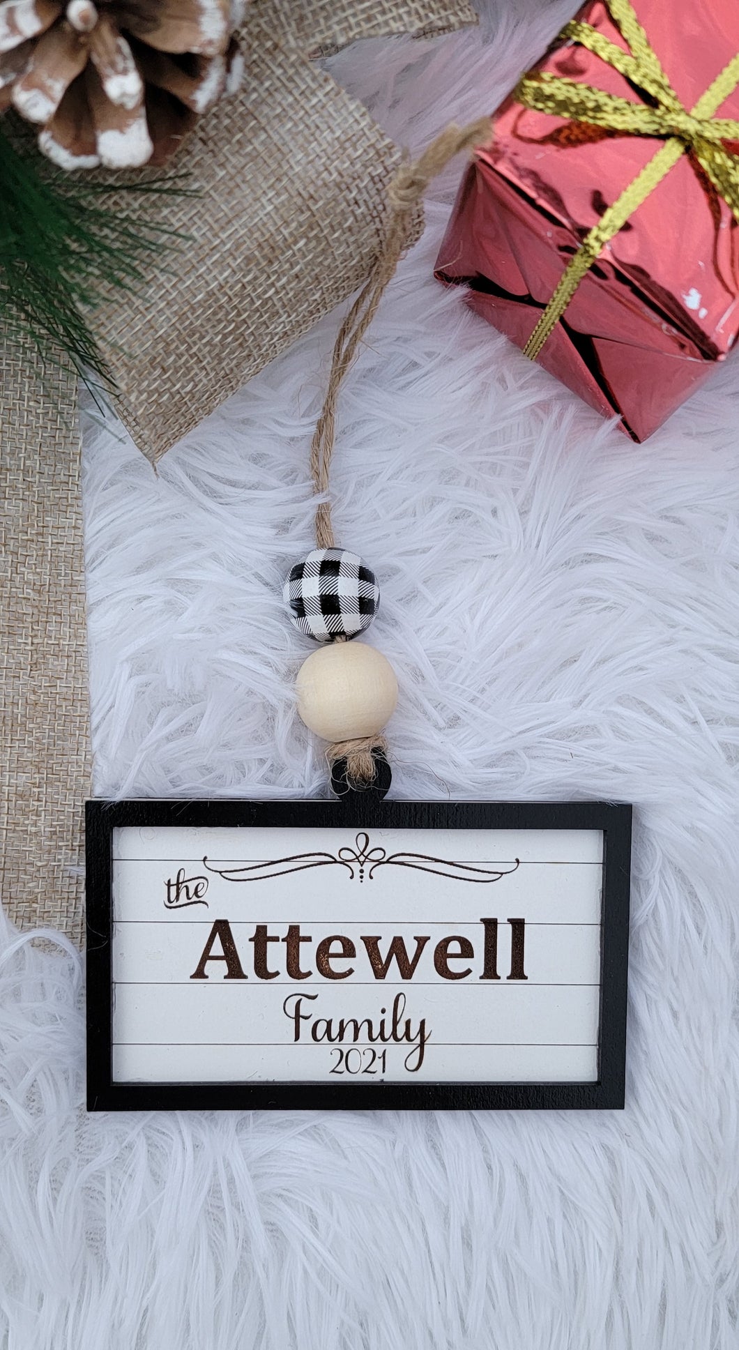 Family Name Ornament