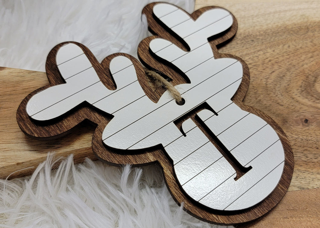 Shiplap Reindeer Ornament