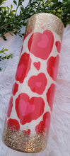 Load image into Gallery viewer, 30oz Leopard Heart Skinny Tumbler
